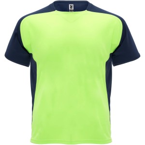 Roly Bugatti rvid ujj gyerek sportpl, fluor green, navy blue (T-shirt, pl, kevertszlas, mszlas)