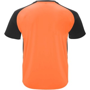 Roly Bugatti rvid ujj gyerek sportpl, fluor orange, solid black (T-shirt, pl, kevertszlas, mszlas)
