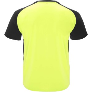 Roly Bugatti rvid ujj gyerek sportpl, fluor yellow, solid black (T-shirt, pl, kevertszlas, mszlas)