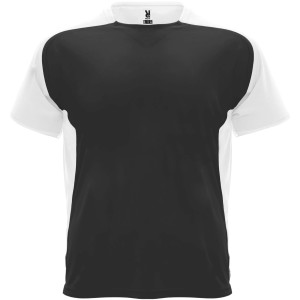 Roly Bugatti rvid ujj gyerek sportpl, solid black, white (T-shirt, pl, kevertszlas, mszlas)
