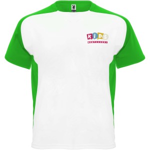 Roly Bugatti rvid ujj gyerek sportpl, white, fern green (T-shirt, pl, kevertszlas, mszlas)