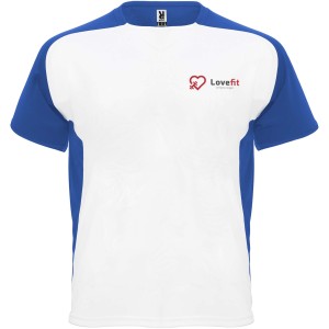 Roly Bugatti rvid ujj gyerek sportpl, white, royal blue (T-shirt, pl, kevertszlas, mszlas)