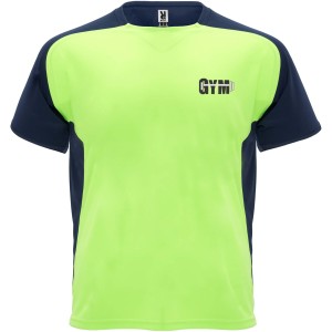 Roly Bugatti rvid ujj uniszex sportpl, fluor green, navy blue (T-shirt, pl, kevertszlas, mszlas)