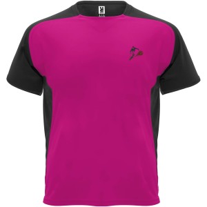 Roly Bugatti rvid ujj uniszex sportpl, fuchsia, solid black (T-shirt, pl, kevertszlas, mszlas)