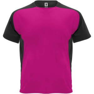 Roly Bugatti rvid ujj uniszex sportpl, fuchsia, solid black (T-shirt, pl, kevertszlas, mszlas)