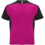 Roly Bugatti rvid ujj uniszex sportpl, fuchsia, solid black