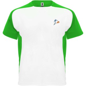 Roly Bugatti rvid ujj uniszex sportpl, white, fern green (T-shirt, pl, kevertszlas, mszlas)