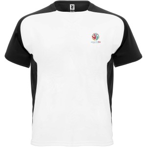 Roly Bugatti rvid ujj uniszex sportpl, white, solid black (T-shirt, pl, kevertszlas, mszlas)