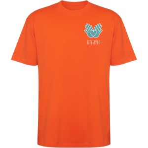 Roly Bull r�vidujj� uniszex oversized p�l�, Fire orange (T-shirt, p�l�, 90-100% pamut)