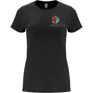Roly Capri n�i pamutp�l�, Black (T-shirt, p�l�, 90-100% pamut)