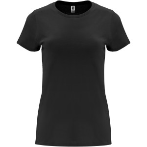 Roly Capri n�i pamutp�l�, Black (T-shirt, p�l�, 90-100% pamut)