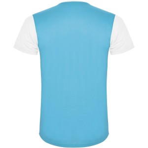 Roly Detroit rvid ujj gyerek sportpl, white, turquois (T-shirt, pl, kevertszlas, mszlas)