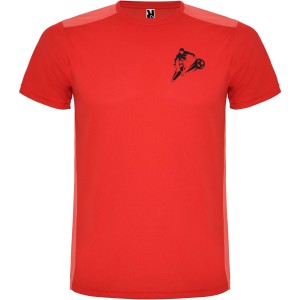 Roly Detroit rvid ujj uniszex sportpl, red (T-shirt, pl, kevertszlas, mszlas)