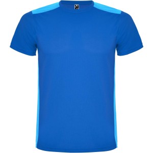 Roly Detroit rvid ujj uniszex sportpl, royal blue, light royal (T-shirt, pl, kevertszlas, mszlas)