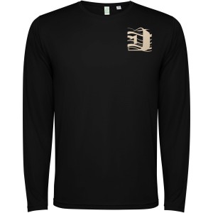 Roly Estoril hossz�ujj� unisex p�l�, Black (T-shirt, p�l�, kevertsz�las, m�sz�las)