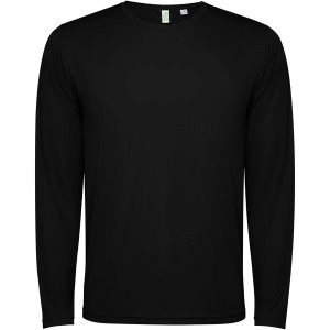 Roly Estoril hossz�ujj� unisex p�l�, Black (T-shirt, p�l�, kevertsz�las, m�sz�las)