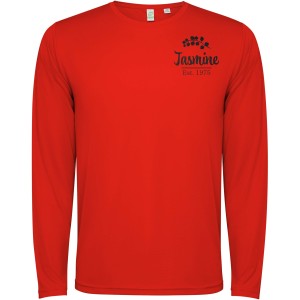 Roly Estoril hossz�ujj� unisex p�l�, Red (T-shirt, p�l�, kevertsz�las, m�sz�las)