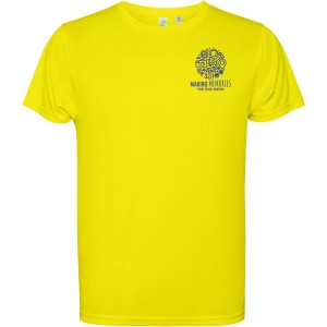 Roly Estoril r�vidujj� f�rfi p�l�, Fluor Yellow (T-shirt, p�l�, kevertsz�las, m�sz�las)