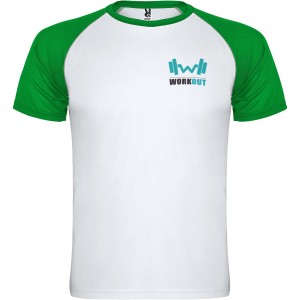 Roly Indianapolis rvid ujj gyerek sportpl, white, fern green (T-shirt, pl, kevertszlas, mszlas)