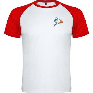 Roly Indianapolis rvid ujj gyerek sportpl, white, red (T-shirt, pl, kevertszlas, mszlas)