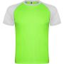 Roly Indianapolis rvid ujj uniszex sportpl, fluor green, white