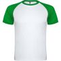 Roly Indianapolis rvid ujj uniszex sportpl, white, fern green