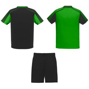 Roly Juve gyerek sport szett, fern green, solid black (T-shirt, pl, kevertszlas, mszlas)