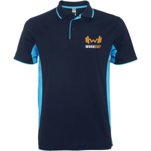 Roly Montmelo rvid ujj uniszex sportpl, navy blue, sky blue (T-shirt, pl, kevertszlas, mszlas)