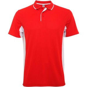 Roly Montmelo rvid ujj uniszex sportpl, red, white (T-shirt, pl, kevertszlas, mszlas)
