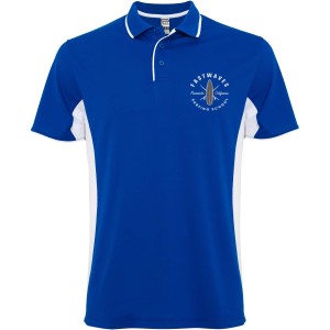 Roly Montmelo rvid ujj uniszex sportpl, royal blue, white (T-shirt, pl, kevertszlas, mszlas)