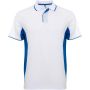 Roly Montmelo rvid ujj uniszex sportpl, white, royal blue