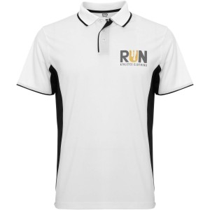 Roly Montmelo rvid ujj uniszex sportpl, white, solid black (T-shirt, pl, kevertszlas, mszlas)