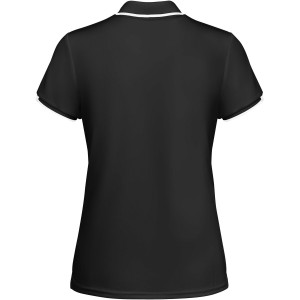 Roly Tamil rvid ujj ni sportpl, solid black, white (T-shirt, pl, kevertszlas, mszlas)