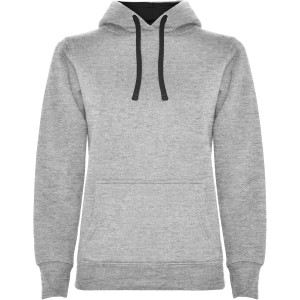 Roly Urban n�i kapucnis pul�ver, Marl Grey, Black (pul�ver)