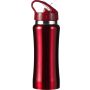 Rozsdamentes ac�l kulacs, 600 ml, piros