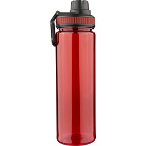 RPET vizespalack, 750 ml, piros (sportkulacs)