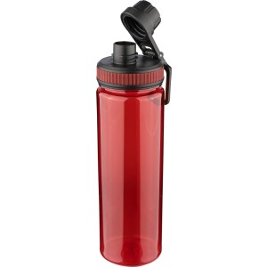 RPET vizespalack, 750 ml, piros (sportkulacs)