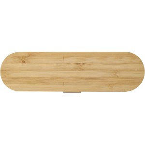 Runa ev�eszk�zk�szlet bambusz fed�vel, homokk� (m�anyag konyhai felszerel�s)