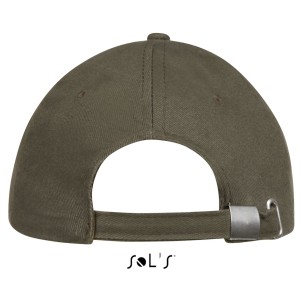Sols Buffalo 6 paneles baseballsapka, Army/Beige (sapka)