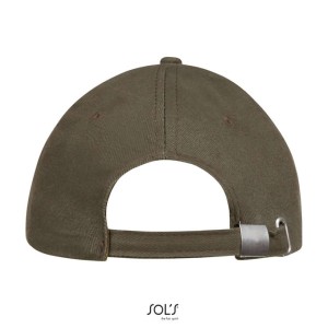 Sols Buffalo 6 paneles baseballsapka, Army/Beige (sapka)