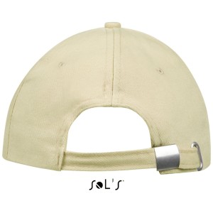 Sols Buffalo 6 paneles baseballsapka, Beige (sapka)