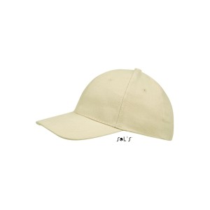 Sols Buffalo 6 paneles baseballsapka, Beige, U (sapka)