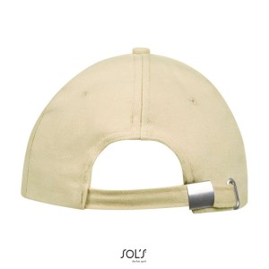 Sols Buffalo 6 paneles baseballsapka, Beige, U (sapka)