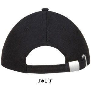 Sols Buffalo 6 paneles baseballsapka, Black (sapka)