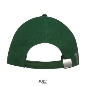 Sols Buffalo 6 paneles baseballsapka, Bottle Green, U (sapka)