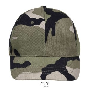 Sols Buffalo 6 paneles baseballsapka, Camo (sapka)