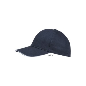 Sols Buffalo 6 paneles baseballsapka, French Navy/White (sapka)