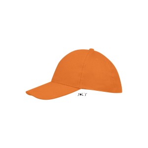 Sols Buffalo 6 paneles baseballsapka, Orange, U (sapka)