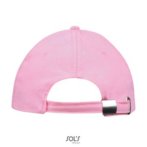 Sols Buffalo 6 paneles baseballsapka, Pink/White, U (sapka)