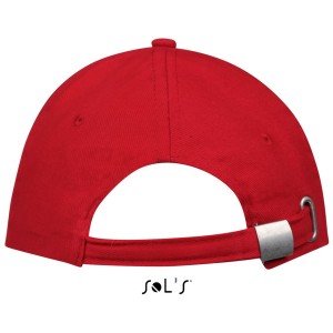 Sols Buffalo 6 paneles baseballsapka, Red (sapka)
